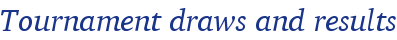 Draws and results at Portarlington Golf Club